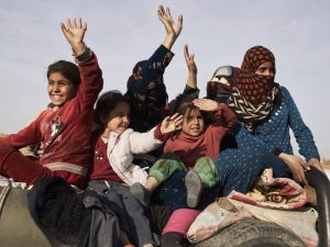 Civilians Returning Home to Raqqa